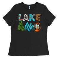 Black lake life Ladies Tee - HRA Design Shop