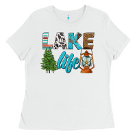 White lake life Ladies Tee - HRA Design Shop