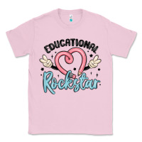 Bubblegum Pink educational rockstar Classic Tee - MaliasSmallBusiness