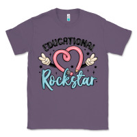 Lavender educational rockstar Classic Tee - MaliasSmallBusiness