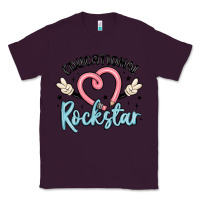 Plum educational rockstar Classic Tee - MaliasSmallBusiness