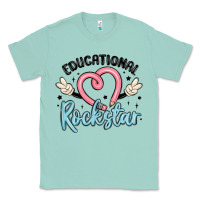 Seafoam educational rockstar Classic Tee - MaliasSmallBusiness