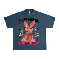 Midnight Navy cottontail bunny club Urban Heavy Tee - MaliasSmallBusiness