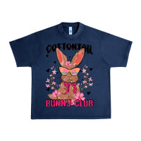 Navy cottontail bunny club Urban Heavy Tee - MaliasSmallBusiness