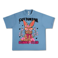 Pebble Blue cottontail bunny club Urban Heavy Tee - MaliasSmallBusiness