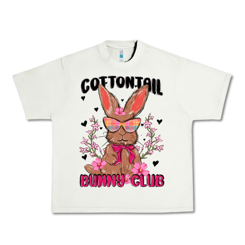 Cottontail Bunny Club Urban Heavy Tee by MaliasSmallBusiness | Teevron