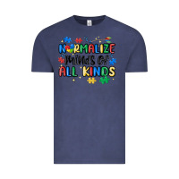 Vintage Denim normalize minds of all kinds Vintage Tee - MaliasSmallBusiness