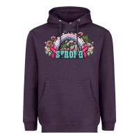 Plum Strong Cancer rainbow Cancer Awareness Heavyweight Hoodie - HowdyJamesFarm