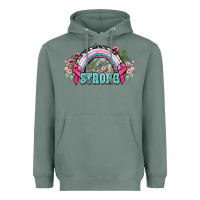 Sage Strong Cancer rainbow Cancer Awareness Heavyweight Hoodie - HowdyJamesFarm
