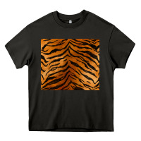 Asphalt handdrawn tiger pattern Heavy Core Tee - BarkalooDesign