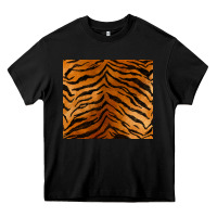 Black handdrawn tiger pattern Heavy Core Tee - BarkalooDesign