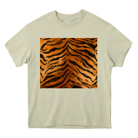Mossy handdrawn tiger pattern Heavy Core Tee - BarkalooDesign