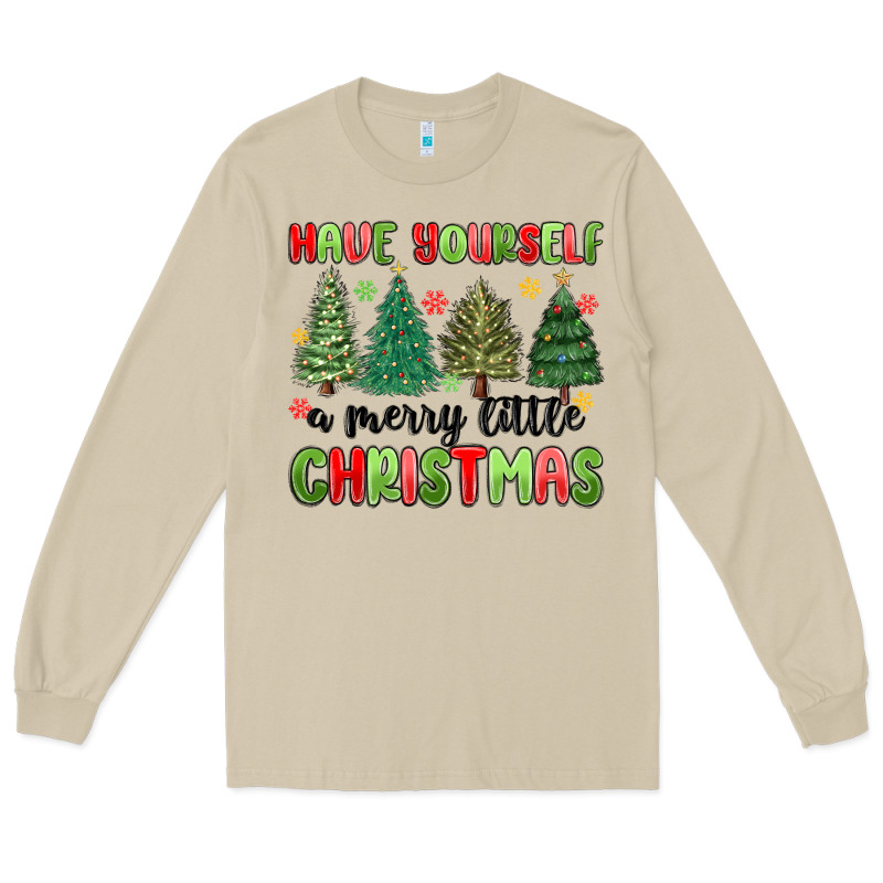 Have Yourself A Merry Little Christmas Long Sleeve Tee by MaliasSmallBusiness | Teevron