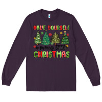 Plum have yourself a merry little christmas Long Sleeve Tee - MaliasSmallBusiness