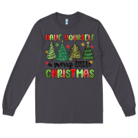 Smoke have yourself a merry little christmas Long Sleeve Tee - MaliasSmallBusiness
