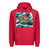 Cardinal hot mess boy mama with fire Premium Hoodie - TumblerDesignByShophia