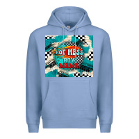 Colony Blue hot mess boy mama with fire Premium Hoodie - TumblerDesignByShophia