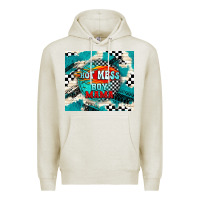 Oatmeal Heather hot mess boy mama with fire Premium Hoodie - TumblerDesignByShophia