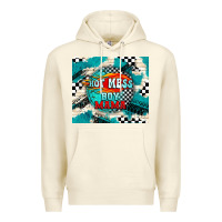 Sandshell hot mess boy mama with fire Premium Hoodie - TumblerDesignByShophia