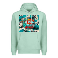 Seafoam hot mess boy mama with fire Premium Hoodie - TumblerDesignByShophia