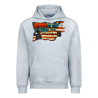 Heather Grey Memorial Day honor and remember Urban Hoodie - FaDigitalArtStudio