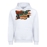White Memorial Day honor and remember Urban Hoodie - FaDigitalArtStudio