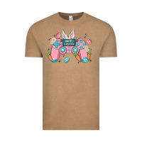 Vintage Coffee happy easter Vintage Tee - MaliasSmallBusiness