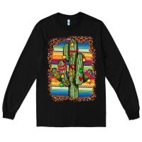 Black Christmas cactus Long Sleeve Tee - JahusDesignShop