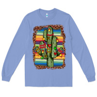 Colony Blue Christmas cactus Long Sleeve Tee - JahusDesignShop