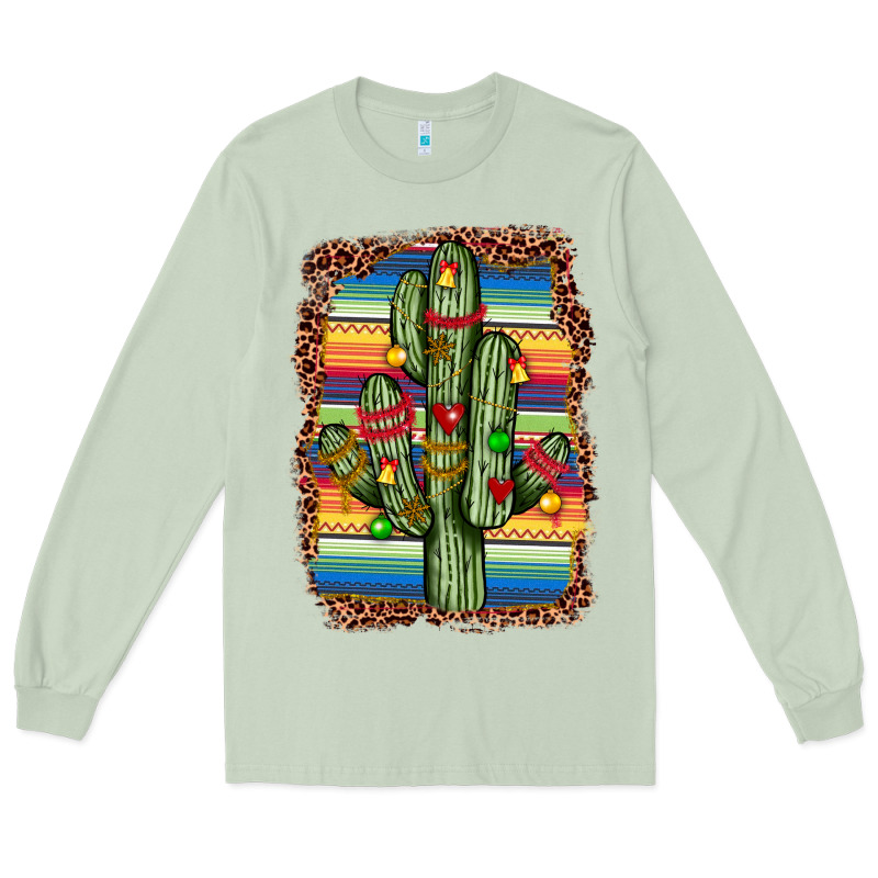 Christmas Cactus Long Sleeve Tee by JahusDesignShop | Teevron
