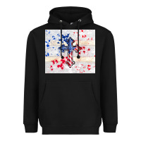 Black 4th of july flag cross Heavyweight Hoodie - TumblerDesignByShophia
