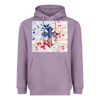 Lavender 4th of july flag cross Heavyweight Hoodie - TumblerDesignByShophia