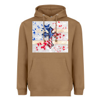 Toasted Coconut 4th of july flag cross Heavyweight Hoodie - TumblerDesignByShophia