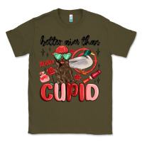 Army Green better aim than cupid with dog and duck Classic Tee - MaliasSmallBusiness