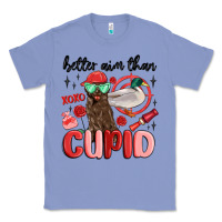 Colony Blue better aim than cupid with dog and duck Classic Tee - MaliasSmallBusiness