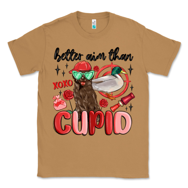 Better Aim Than Cupid With Dog And Duck Classic Tee by MaliasSmallBusiness | Teevron