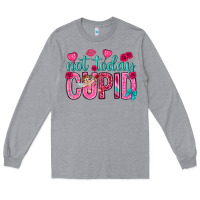 Heather Grey not today cupid Long Sleeve Tee - NancyCooperArtShop
