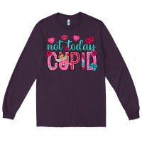 Plum not today cupid Long Sleeve Tee - NancyCooperArtShop