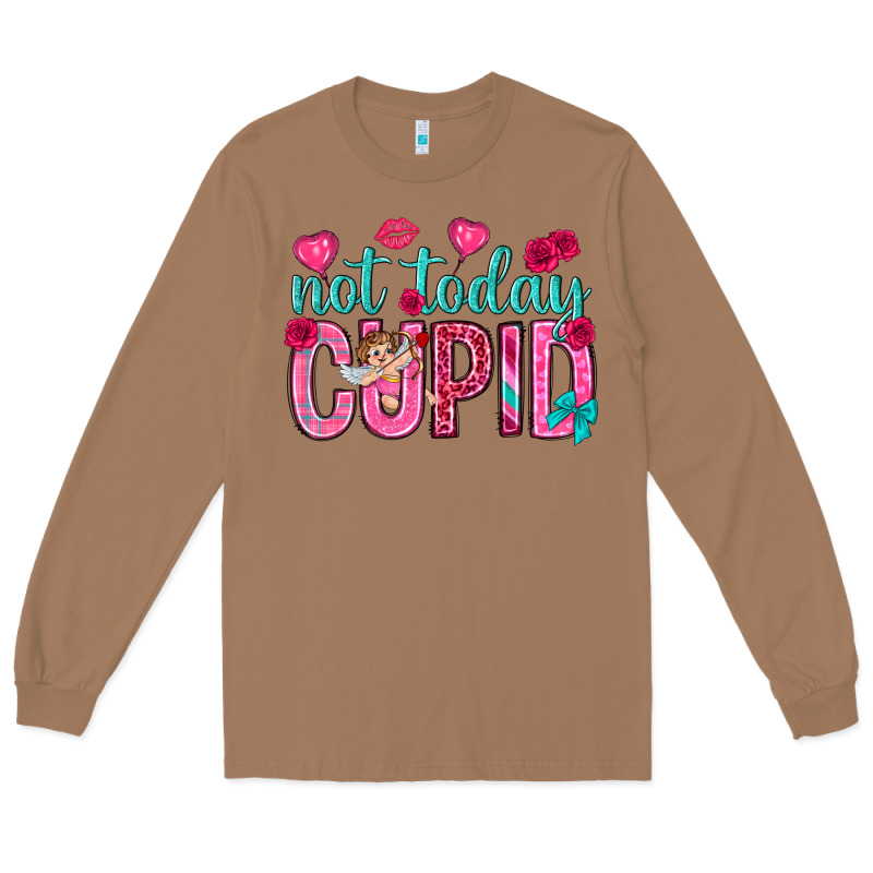 Not Today Cupid Long Sleeve Tee by NancyCooperArtShop | Teevron