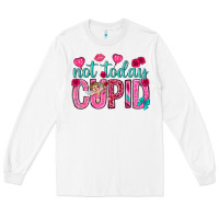White not today cupid Long Sleeve Tee - NancyCooperArtShop