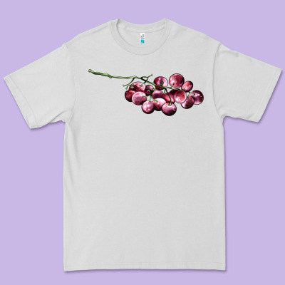 Red Grape Premium Tee Designed By Adodesignshop
