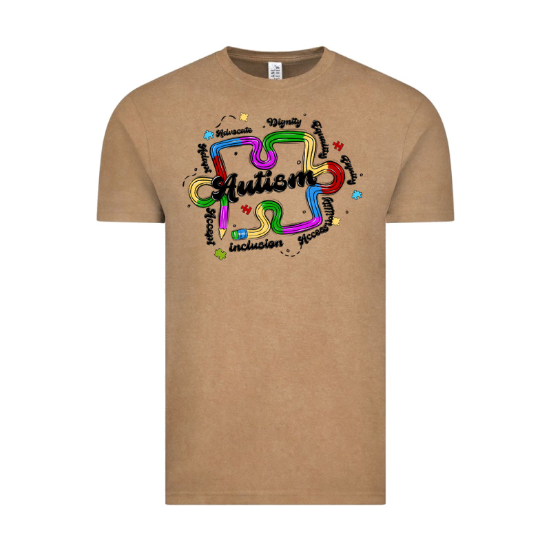 Autism Teacher Pencil Vintage Tee by MaliasSmallBusiness | Teevron