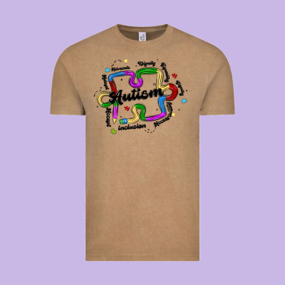 Autism Teacher Pencil Vintage Tee Designed By Maliassmallbusiness