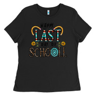 Black happy last schopol Ladies Tee - CowhideDigitalArt