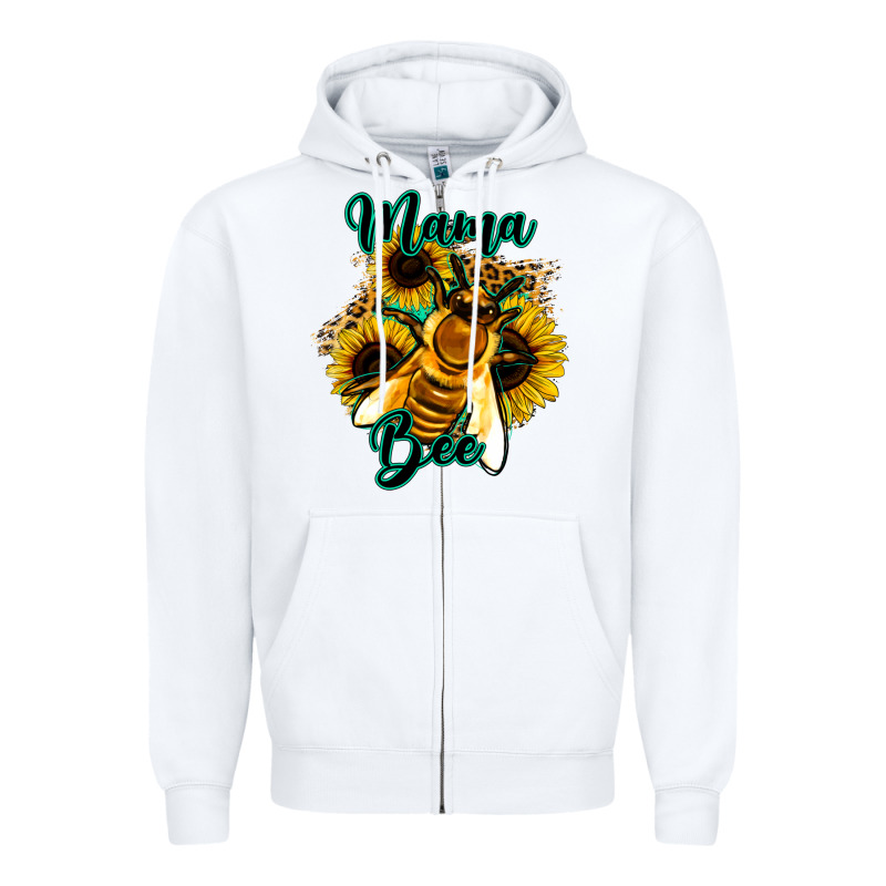 Leopard Sunflower Western Mama Bee Zipper Hoodie by Bettercallsaul | Teevron