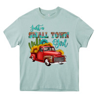 Arona just a small town girl with car Heavy Core Tee - HRA Design Shop