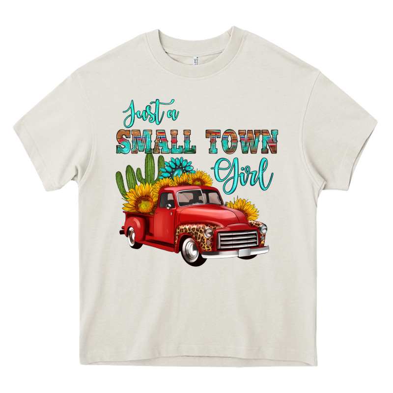 Just A Small Town Girl With Car Heavy Core Tee by HRA Design Shop | Teevron