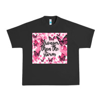 Pigment Black stronger than the storm Urban Heavy Tee - MaliasSmallBusiness