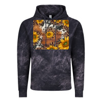 Cloud Black sunflowers cowhide leopard mousepad Vintage Hoodie - Jasminsmagicworld