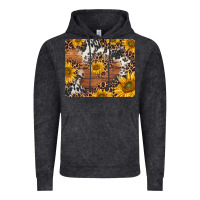 Vintage Black sunflowers cowhide leopard mousepad Vintage Hoodie - Jasminsmagicworld